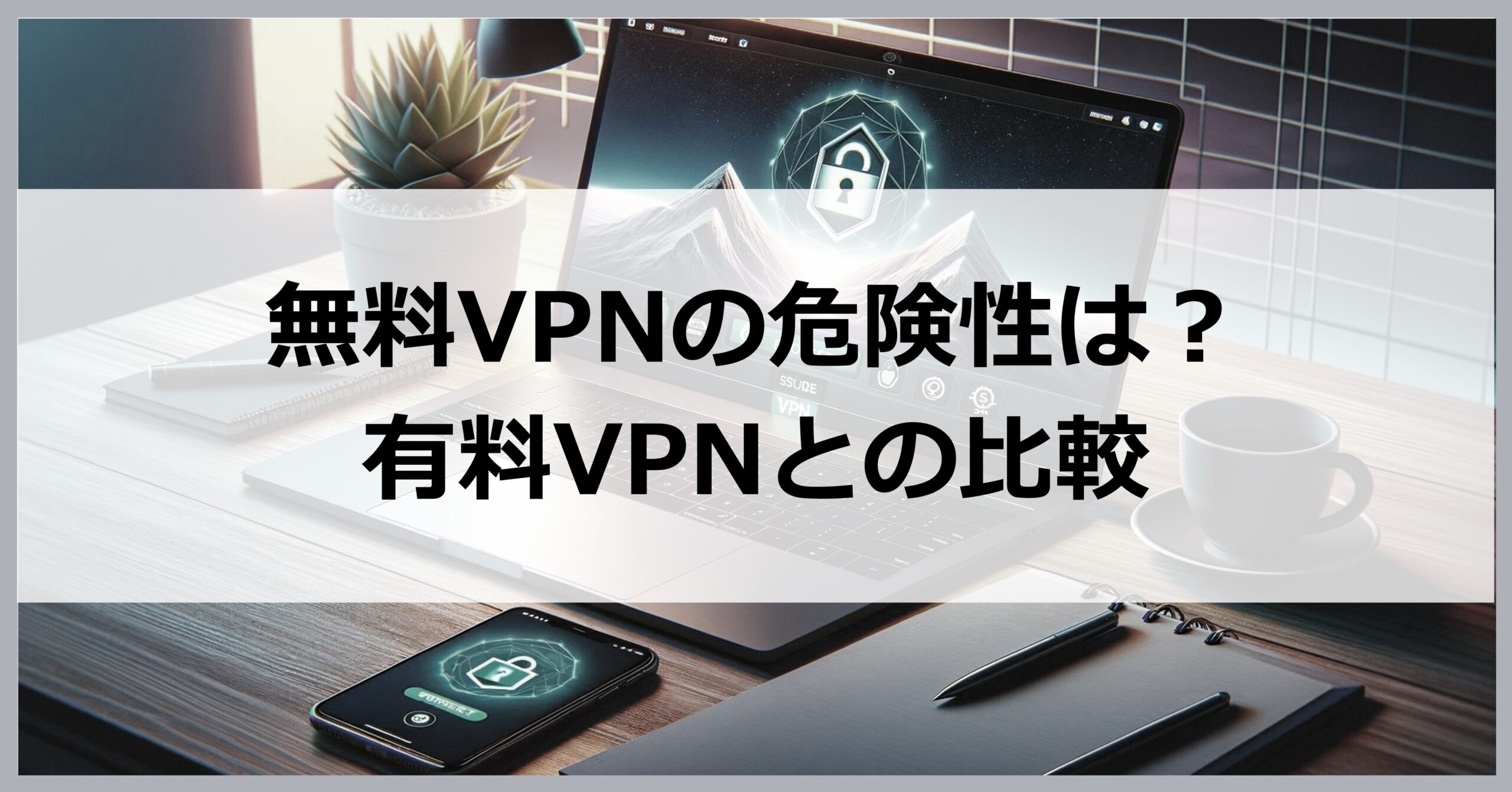 無料VPNの危険性は？有料VPNとの比較