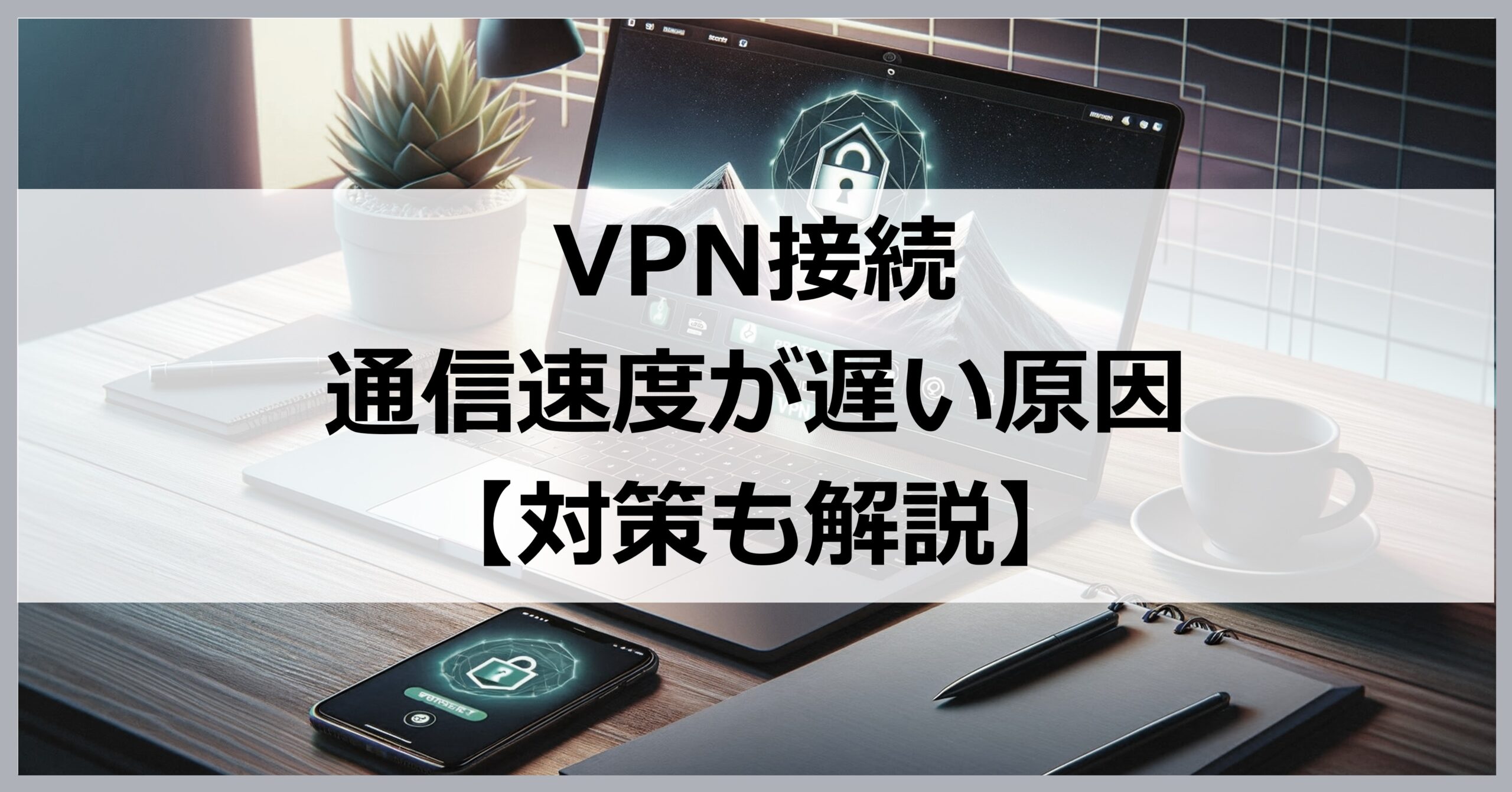 VPN接続で通信速度が遅い原因