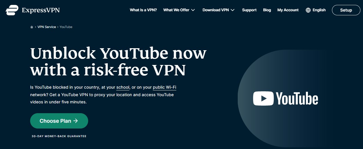 expressvpn with youtube