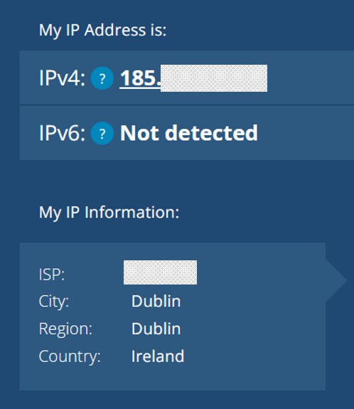 ip-address-via-ireland