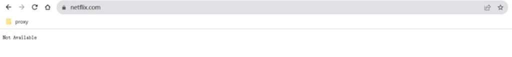 Netflix Unavailable