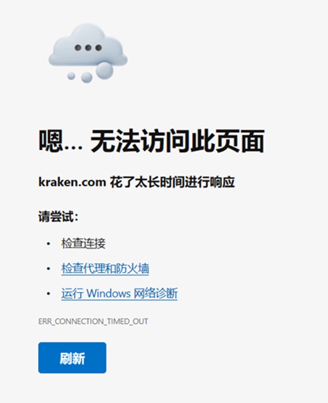 Kraken is not available in China